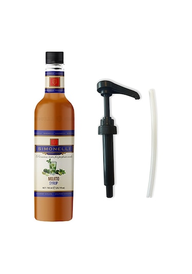 Simonelli Kahve Şurubu| Mojito Aromalı | 70 CL | + Pompa Simonelli