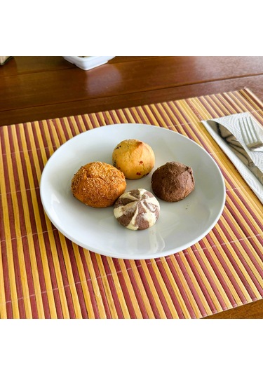 Alezy 585 Göreme Melamin Termostar Ent Servis Tabak 19 Cm Beyaz