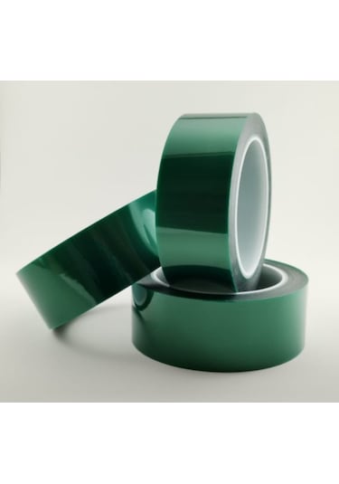 40 Mm X 66 Mt (±1 Mt) 0,60 Micron-Isıya Dayanıklı Yeşil Bant