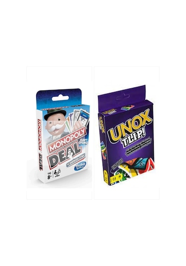 Monopoly Deal Unox Oyun Kartı 2li Set