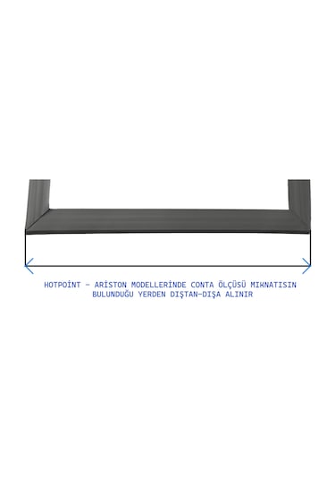 Hotpoint Ariston Uyumlu Buzdolabı Alt Kapı Contası 67 X 109 Cm