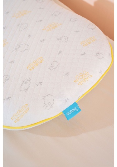 Visco Çocuk Yastığı Uyku Arkadaşı Bulut Yastık 45 30 8cm