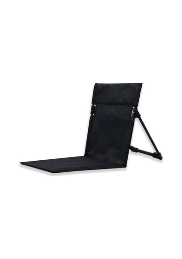 Siyah Açık Katlanır Sandalye Taşınabilir Ultra Hafif Katlanır Tabure Balıkçılık Kamp Sandalyesi Siyah