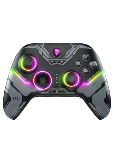 Easysmx X15 - Kablosuz Gamepad - Hall Effect Stick - 7 Rgb - Siya