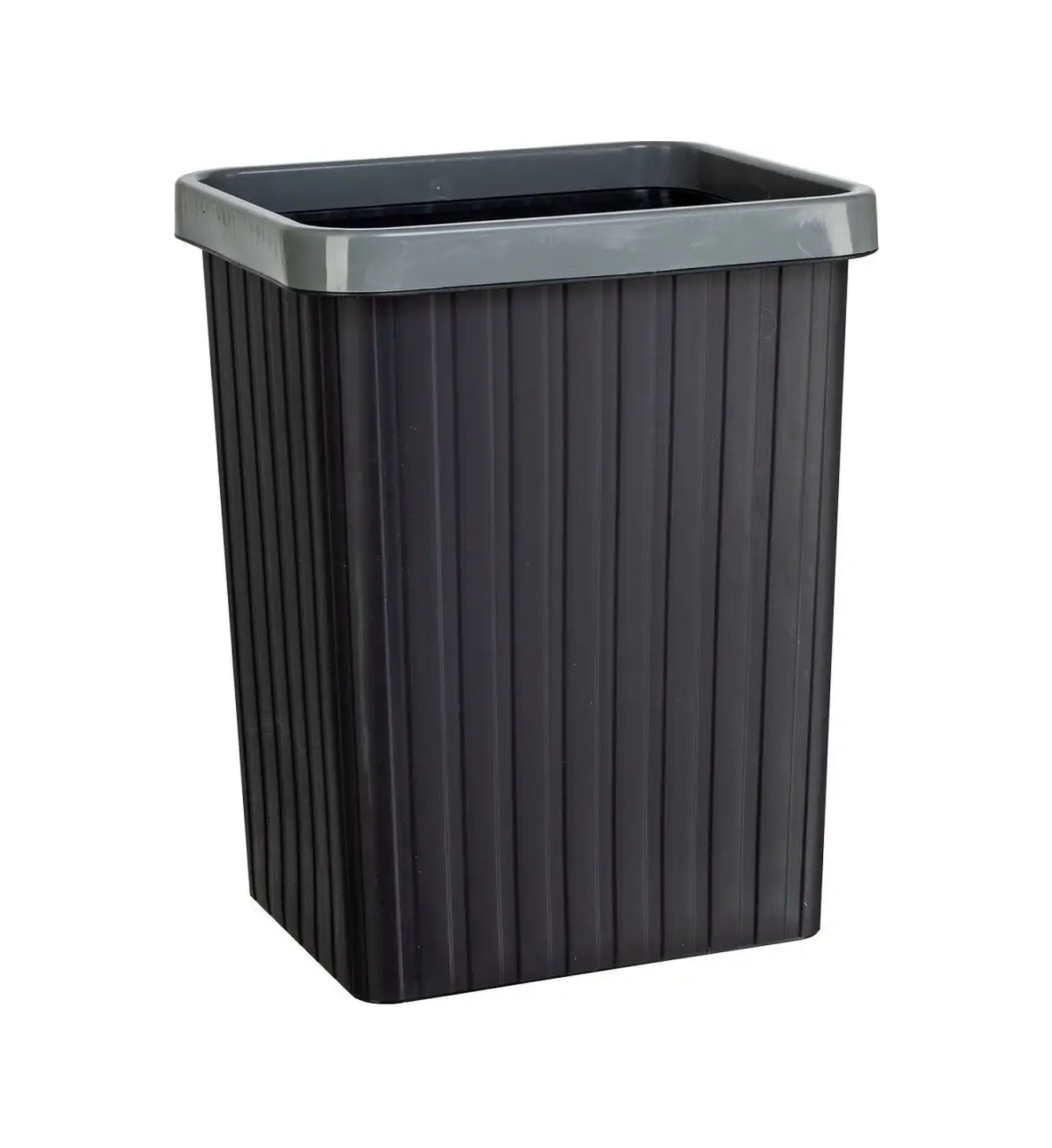 Happıdome Dikdörtgen Çöp Kovası 13 Litre 13422535 Gri