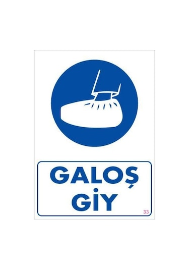 Gş Giy Uyarı Levhası 25x35 Kod:33