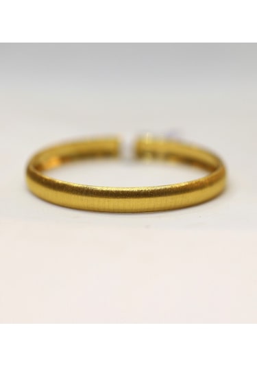 Yenigün Kuyumculuk 14 Ayar Altın Mat Simli 2.6 Gr 0-1 Yaş Çocuk Altın Bilezik