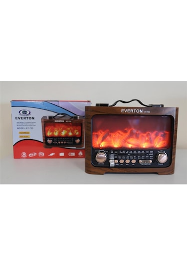 Everton Rt-733 Bluetooth Fm-usb-tf-aux Şarjlı Nostaljik Radyo
