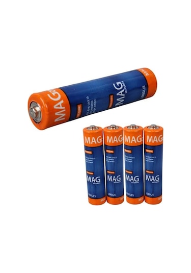 Mag Batteries Mg-26172 Karbon Çinko Aaa 60'lı Paket İnce Kalem Kumanda Pili Aaa,r03 Um-3