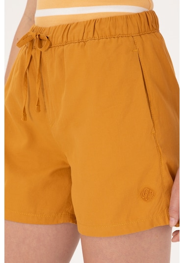 U.s. Polo Assn. Kadın Hardal Şort / Bermuda 50300653-vr072 Hardal