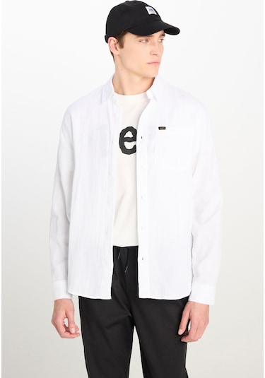 Lee Erkek Gömlek L66n205295100 Beyaz Beyaz
