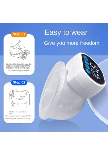 Yüksek Emiş Gücü Ve Taşınabilir Giyilebilir Sessiz Eller Serbest Doğum Sonrası Whıte