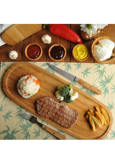 Servizio - Bamboo Amerikan Servis Bej - Yeşil