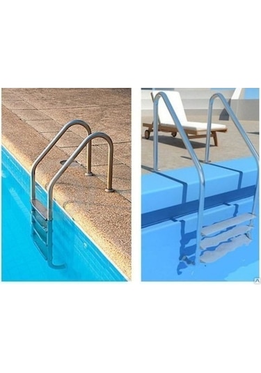 WATERSHUT 3 Basamak STANDART Model Paslanmaz Çelik Havuz Merdiven