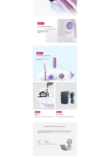 Boutiques Ev Mini El Dikiş Makinesi