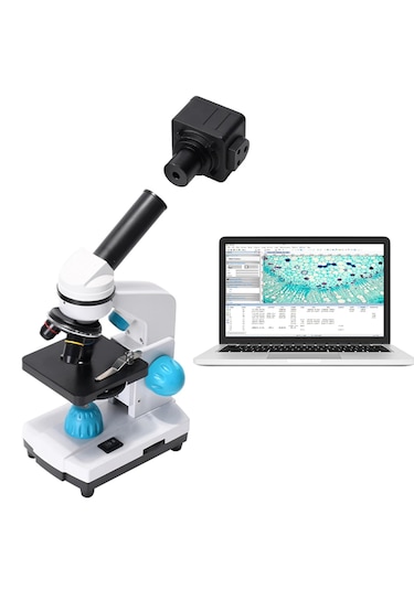 Monozone 2000x Zoom Monoküler Mikroskop Kiti Laboratuvar Eğitim
