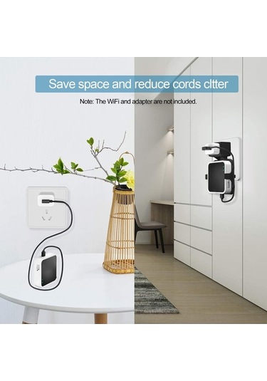 Novahub Kolay Kurulum, Duvar Dostu Blink Sync Module 2 Tutucu - Çocuk Ve Evcil Hayvanlara Karşı Koruma Siyah Siyah