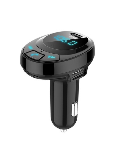 Artfulabode Usb Sones Siyah Şarj Mp3 Ekran Dijital Cihazı Çift Bt09 Bluetooth Araç Vv