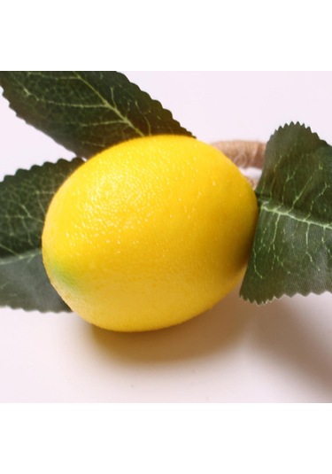 Homyl 4x Peçete Toka Malzemeleri Parti Düğün Ev Için Sarı Sarı