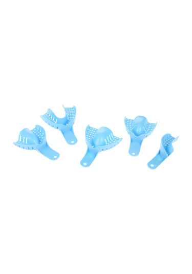 Moveevo 10 Adet Profesyonel Diş İzleme Tepsisi - Rahat Kullanım İçin Ergonomik Tasarım, Mavi