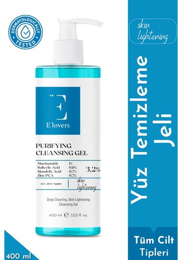 ﻿E'lovers Arındırıcı ve Aydınlatıcı Yüz Temizleme Jeli 400 ML