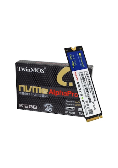 Twinmos  TLC 3DNAND 512 GB M.2 PCIE Gen3 NVMe SSD