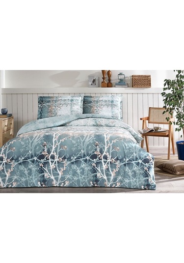 Özdilek Klimop Çift Kişilik Nevresim Takımı 443233 Turkuaz