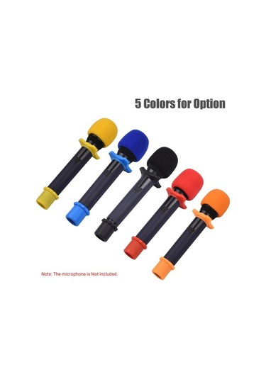 Fortunelane Mavi Mikrofon Koruma Seti: Rüzgar Spreyi, Kaymaz Halka, Dayanıklı Uç Kılıfı 3 Parça