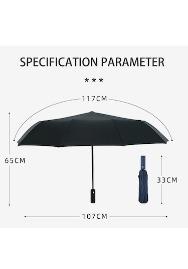 Bliss Umbrella 12 Telli Otomatik Şemsiye Krem