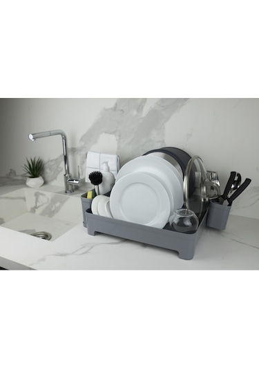 Primanova M-E74-07 Kiev Bulaşıklık Gri Bulaşık Sepeti Gri