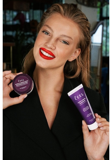 The Ceel Mor Aktif Karbon Diş Beyazlatma Seti (Mor Karbon Diş Macunu 75 Gr + Mor Karbon Diş Tozu 50 Gr)