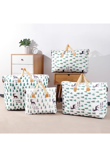 Sones Giysi Yorgan Saklama Çantası Büyük Kapasiteli Su Geçirmez Nem Geçirmez Taşınma Bagaj Çantası, Stil: 85l Büyük Ananas Diğer