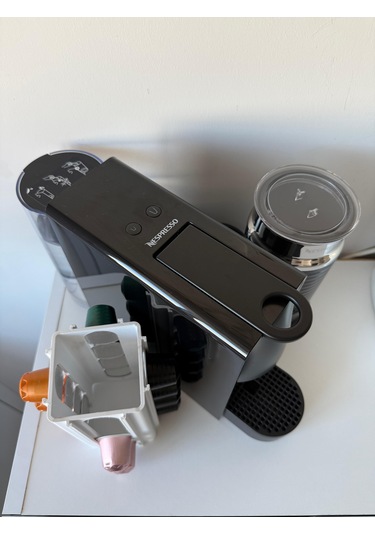 Kapsül Kahve Tutucu Dekoratif Standı 16 Kapasiteli Nespresso Beyaz Mat