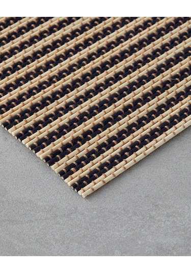 English Home Serene Bambu 4'lü Amerikan Servis 30x45 Cm Siyah-krem Siyah-krem