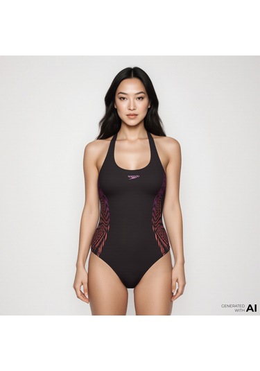 Speedo Plmt Msbk Af Kadın Mor Mayo 8-00305815357