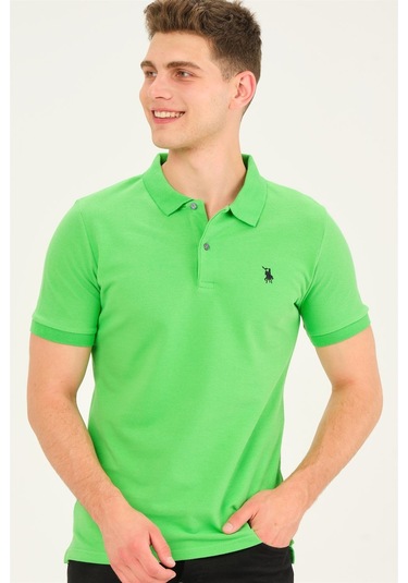 T8561 Dewberry Erkek Tshırt-çimen Yeşili Çimen Yeşili