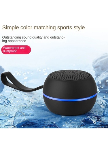 Geeroyoo S9 Siyah Bluetooth Hoparlör - Taşınabilir Ipx6 Su Geçirmez, Hifi Ses Kalitesi, 8 Saat Çalma Süresi, Bluetooth 5.0, Type-c Şarj