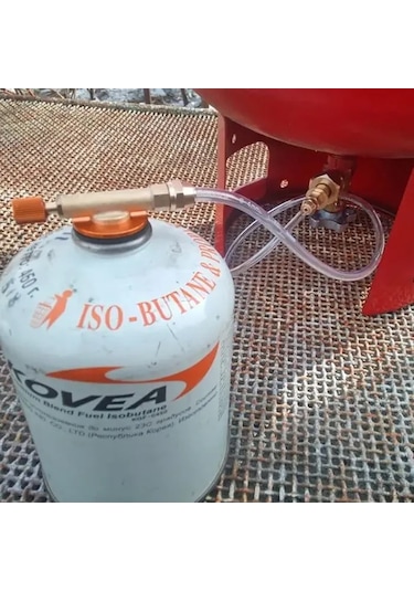 Açık Kamp Gaz Sobası Propan Dolum Adaptörü Tankı Adaptörü Gaz Silindiri Dolum Gold 2 Avustralya Altın