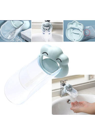 Suntek Lavabo Genişletici Banyo Bacalı Yıkama Yardımcısı Açık Mavi