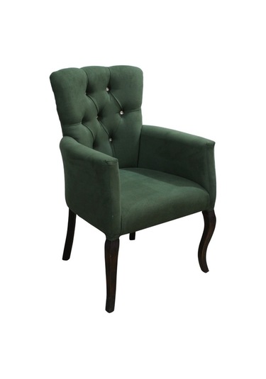 Bengimobilya Berjer Lükens Aslan Ayak Model Parlak Yeşil Baby Face Kumaş Kapit Yeşil