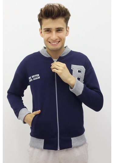 Gala Unisex Fermuarlı Kız Erkek Kolej Ceket 001