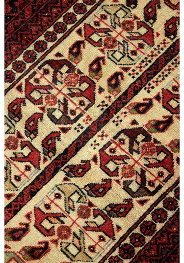 Belliç El Dokuma Yün Halı - Leh1004500161 Kırmızı