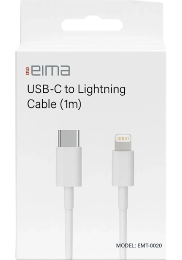 Eıma Emt-0020 Usb-c To Lightning 20w Hızlı Şarj Kablosu 1m Apple Uyumlu iPhone