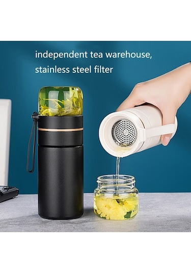 Ganzhoushop Termos Sones Paslanmaz Çelik Çay Bardağı 739 316 Ae - Dayanıklı Ve Şık Çay Bardağı Beyaz