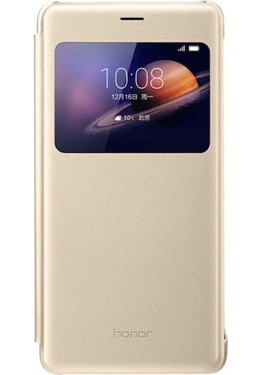 Huawei Honor V8 Smart View Pc Pu Kapaklı Kılıf Siyah