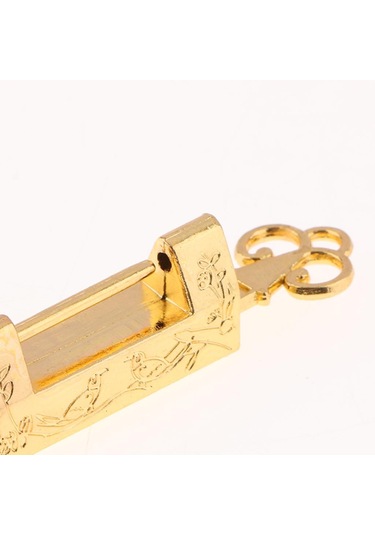 Suntek Vintage Bavul Bagaj Dolabı Çekmece Araç Kutusu Altın