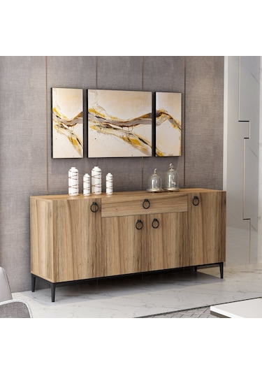 Minar Moon Modern Konsol 160 Cm - Dore Ceviz