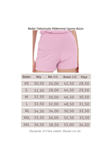 Penyebizden Extra Yumuşak Viskon Şort Home&beach-lavanta Pembesi Pembe