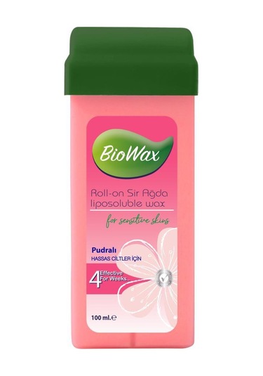 Biowax Pudralı Hassas Ciltler için Roll-On Sir Ağda 100 ML