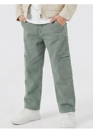 Xo Kids Erkek Çocuk Pantolon 4-13 Yaş 2616 Yeşil